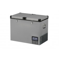 Frigider-congelator 2 compartimente indelB Travel Box 92 Steel